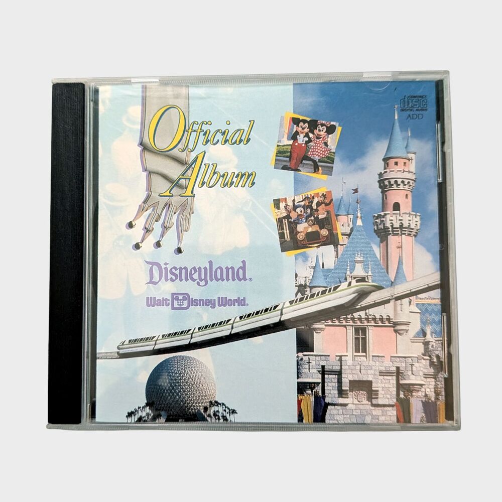 Official Album of Disneyland Walt Disney World CD Vintage Music 1991 Collectible